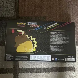 Pokemon Crown Zenith Pikachu VMax Premium Collection Box 7 Booster Packs Sealed - Image 3