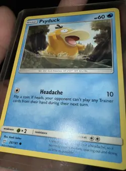 Psyduck 26/181 Team up Pokemon Reverse Holo SM - NM - Image 2
