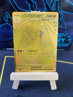Carte Pokemon Heros Transcendants 2.5 Mega Dracaufeu Ex Gold 294/217 - Image 1