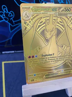 Carte Pokemon Heros Transcendants 2.5 Mega Dracaufeu Ex Gold 294/217 - Image 2