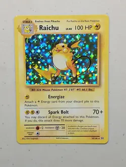 Raichu Holo Rare Evolutions 36/108 Pokemon TCG Near Mint - Image 1