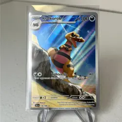 2025 POKEMON BLACK BOLT KROKOROK ILLUSTRATION RARE #136/086 - Image 1