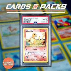 Carte Pokemon Salameche 46/102 Set de base Edition 1 PSA 10 GEM MINT 🔥 - Image 1