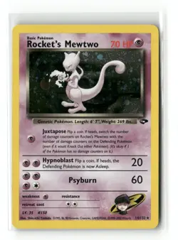 Pokemon TCG Gym Challenge #14/132 Rocket's Mewtwo Holo - Image 1