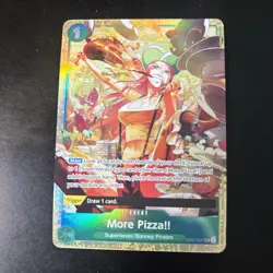 More Pizza!! OP07-037 Alt Art - One Piece TCG Premium Vol 4 Jewelry Bonney - Image 1
