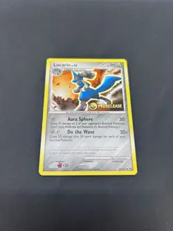 Pokemon Lucario 53/127 Diamond & Pearl Prerelease Promo 90 HP English TCG Card - Image 1