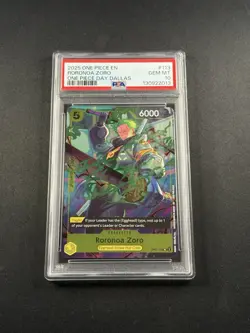 Roronoa Zoro (One Piece Day Dallas 2025) OP07-113 One Piece Promotion Cards Foil - Image 1