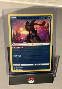 Radiant Greninja 46/189 - Astral Radiance - Rare Holo Pokemon Card -NM - Image 1