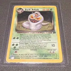 Pokemon Dark Arbok Holo Rare Card 2/82 Team Rocket Unlimited English 60 HP - Image 3