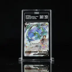 TAG 10 Rayquaza V 194/203 Alt Art Evolving Skies Pokemon Card GEM MINT - Image 1