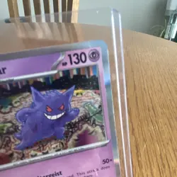 Gengar 094/165 Illustration Rare – Scarlet & Violet 151 – Near Mint Pokemon Card - Image 3