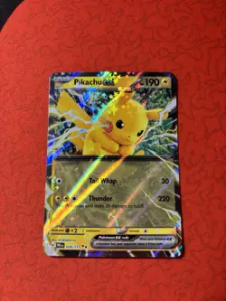 Pikachu EX Prismatic Evolutions Double Rare Holo Card 028/131 - Image 1