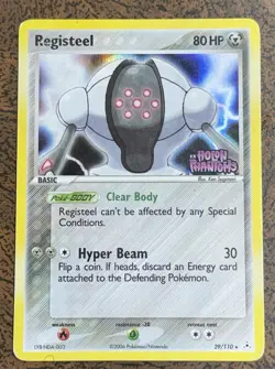Registeel 29/110 Holon Phantoms (Stamped) Reverse Holo Pokemon Card. - Image 1