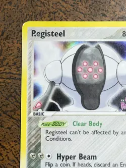Registeel 29/110 Holon Phantoms (Stamped) Reverse Holo Pokemon Card. - Image 2