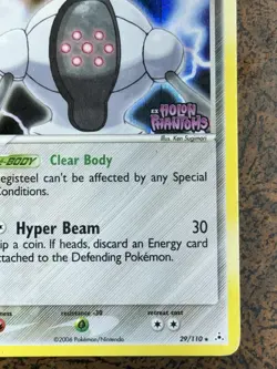 Registeel 29/110 Holon Phantoms (Stamped) Reverse Holo Pokemon Card. - Image 4