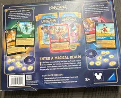 Disney Lorcana Trading Card Game 2 Decks 4 Booster Packs 1 Promo Card Sealed - Image 2