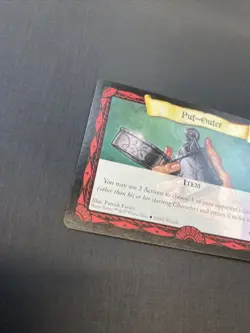 Harry Potter CCG TCG Put-Outer Item Card 22/80 quiditch cup - Image 2