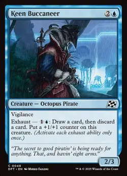 [MTG] Keen Buccaneer (Foil) (0048) (DFT) NM - Image 1