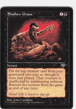 Shallow Grave #141 Mirage Regular Rare (Reserve List) NM - Image 1
