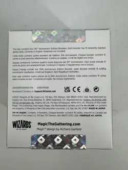 MTG Magic The Gathering 30th Anniversary Edition Box Factory Sealed - Image 3