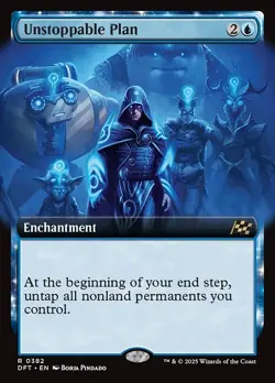 [MTG] Unstoppable Plan (Extended Art) (0382) (DFT) NM - Image 1