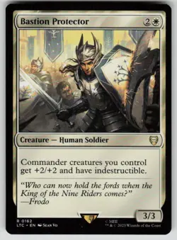 Bastion Protector Commander: The Lord of the Rings 162 MTG NM - Image 1