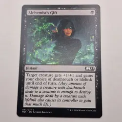 MTG: Alchemist's Gift 087/274 - M21 Core Set 2021 Black Common - Image 1
