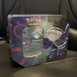 Kyogre EX Azure Legends Tin 2025 Pokemon FACTORY SEALED NEW - Image 1