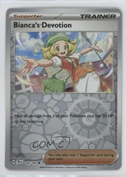 Bianca's Devotion Reverse Foil Pokemon SV05: Temporal Forces #142 - Image 1
