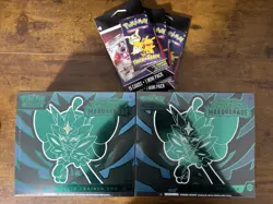 Pokemon TCG Twilight Masquerade ETB Lot of 2 + 3x Trick Or Trade SHIPS TODAY🔥 - Image 1