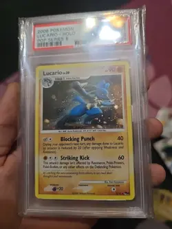 Lucario Holo 2008 Pokemon POP Series 8 #2 PSA 9 Mint - Image 1