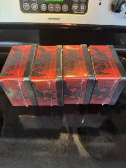 Pokemon Team Rocket MewTwo Tin New Sealed Destined Rivals Lot Of 4 - Image 3