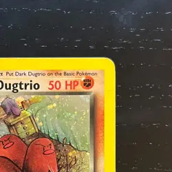 Pokemon Dark Dugtrio Holo Rare 6/82 Team Rocket LP Excellent Condition - Image 4