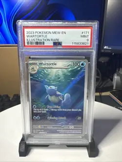 Pokemon TCG - Wartortle 171/165 Sv: Scarlet & Violet 151 Illustration Rare PSA 9 - Image 1