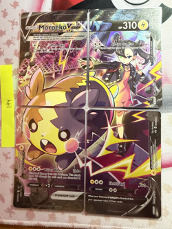 Pokemon TCG Morpeko V-UNION SWSH 287 288 289 290 Promo Holo NM - Image 1
