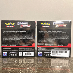 Pokemon TCG Crown Zenith Booster Bundle LOT OF 2 BOXES - NEW MINT SEALED 820650858963 - Image 2