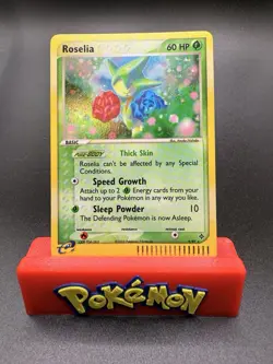 Pokemon TCG Rosalia 9/97 Holo Rare Aquapolis Near Mint E Reader Vintage - Image 1