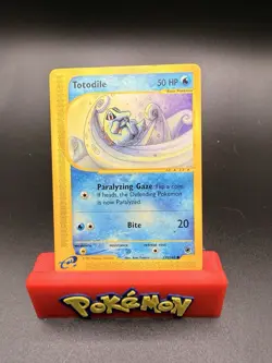 Totodile 135/165 Expedition Regular Common Pokemon Vintage TCG 2000 LP Card - Image 1