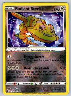 2022 Lost Origin Radiant Steelix Ultra Rare #124 - Image 1