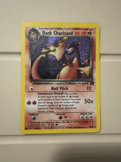 Pokemon Dark Charizard 4/82 Team Rocket Holo (very Good MP) - Image 1