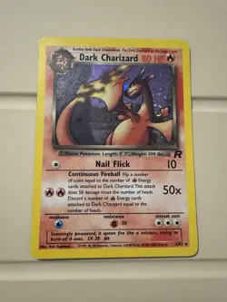Pokemon Dark Charizard 4/82 Team Rocket Holo (very Good MP) - Image 4