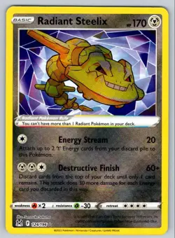 2022 Lost Origin Radiant Steelix2 Radiant Rare #124 - Image 1