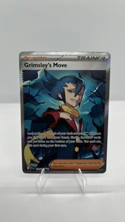 Pokemon Grimsley's Move 120/094 Phantasmal Flames Holo Ultra Rare Trainer - Image 1