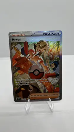 Pokemon Arven SV: Paldean Fates 235/091 SIR Supporter Full Art Holo ENG - Image 1