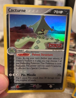 Cacturne - 27/108 - Pokemon Power Keepers Reverse Holo Rare NM - Image 1