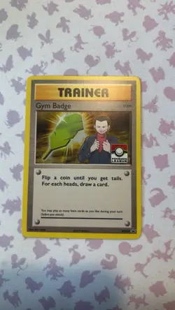 Gym Badge (Giovanni) XY Promos XY210 Promo LP Pokemon - Image 1