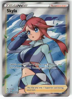 Skyla 072/072 Ultra Rare Shining Fates Pokemon Near Mint - Image 1
