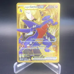 Pokemon TCG Cynthia's Garchomp EX Destined Rivals 241/182 Gold Mint Condition - Image 1