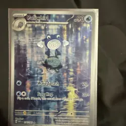 Poliwhirl 176/165 Illustration Rare Full Art Pokemon TCG Scarlet & Violet 151 - Image 1