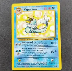 1999 Pokemon Jungle Flareon/Vaporeon Card Lot - 2 Cards - LP - Image 5